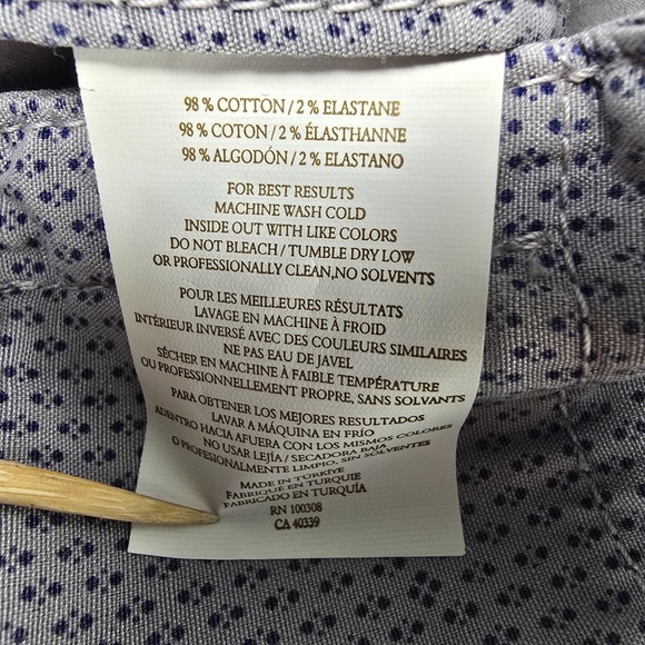 Peter Millar Pants Mens 40 Gray Gale Crown Crafted Stretch Chino Golf Casual New - Picture 13 of 14